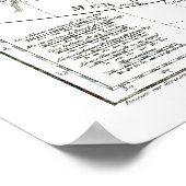 1806 Karte - L'Asie Poster (Ecke)