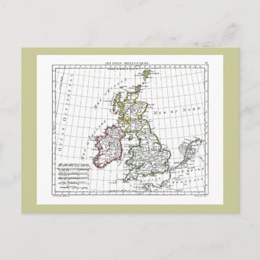 1806 Karte - Les Isles Britanniques (Vorderseite)