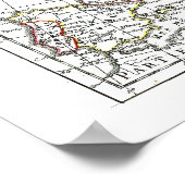 1806 Karte - L'Europe Poster (Ecke)