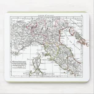 1806 Karte - L'Italie (Nord) Mousepad