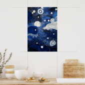 1807 Cosmic Surrealist Dreamscape Poster (Küche)