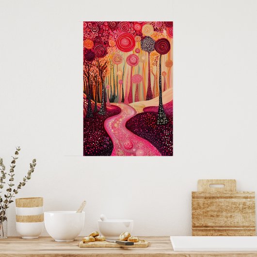 1808 Cosmic Surrealist Dreamscape Poster (Küche)