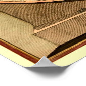 1808 Kapitän Cooks Doppelhalbkugel Weltkarte Poster (Ecke)