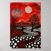 1809 Cosmic Surrealist Dreamscape Poster (Vorne)