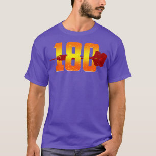180 Darting and Darts Vintag Funny Dart Player T-Shirt