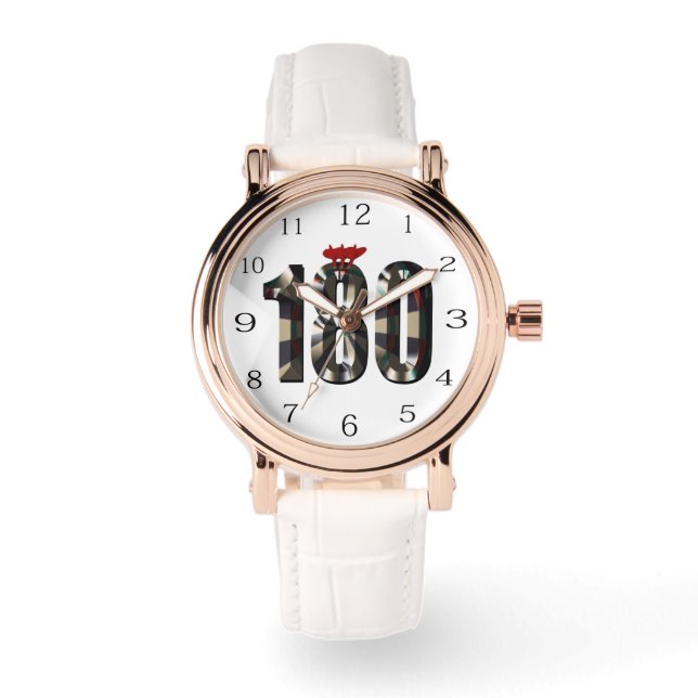 "180 in 3D: The Ultimate Darts Dimension" Armbanduhr (Vorderseite)