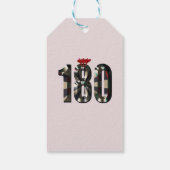 "180 in 3D: The Ultimate Darts Dimension" Geschenkanhänger (Rückseite)