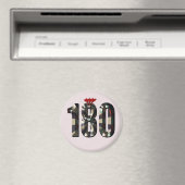 "180 in 3D: The Ultimate Darts Dimension" Magnet (In Situ (Geschirrspüler))