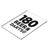 180 Tage Bier und Darts Notizblock (Linke Seite)