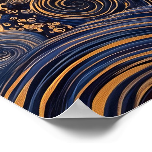 1810 Cosmic Surrealist Dreamscape Poster (Ecke)