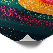 1811 Cosmic Surrealist Dreamscape Poster (Ecke)