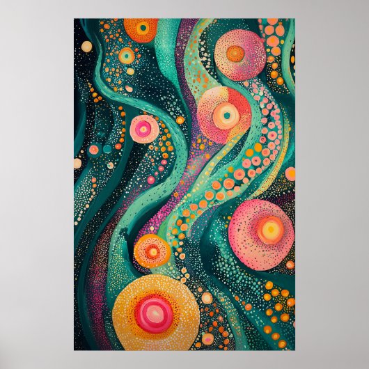 1811 Cosmic Surrealist Dreamscape Poster (Vorne)