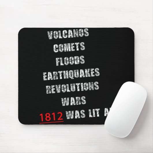 1812 America War New Madrid Earthquake Comet Mud F Mousepad (Mit Mouse)