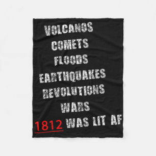 1812 Amerika Krieg New Madrid Erdbeben Komet Schla Fleecedecke