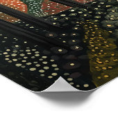 1813 Cosmic Surrealist Dreamscape Poster (Ecke)