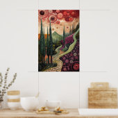 1813 Cosmic Surrealist Dreamscape Poster (Küche)