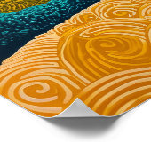 1815 Cosmic Surrealist Dreamscape Poster (Ecke)