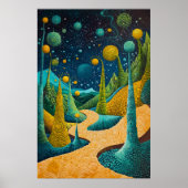 1815 Cosmic Surrealist Dreamscape Poster (Vorne)