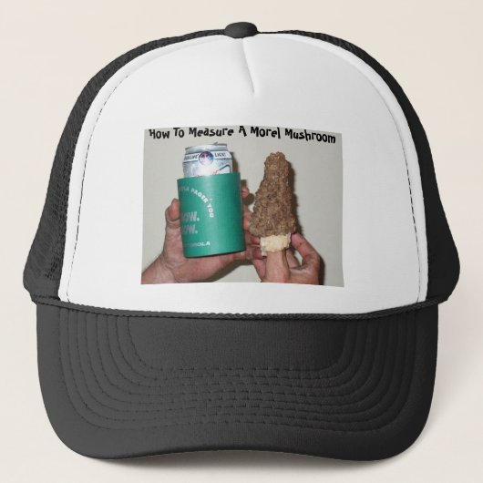 18162127, wie man einen Morchel-Pilz misst Truckerkappe (Vorderseite)