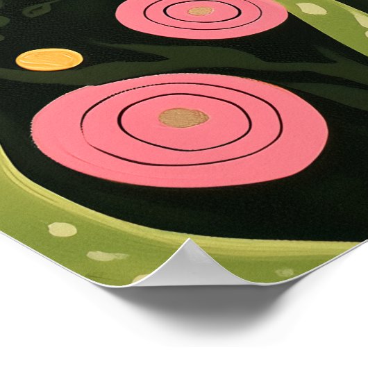 1819 Cosmic Surrealist Dreamscape Poster (Ecke)