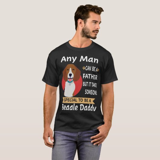 181 Beagle Daddy T-Shirt (Vorne ganz)
