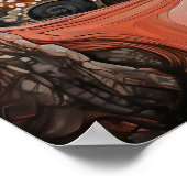 1820 Cosmic Surrealist Dreamscape Poster (Ecke)