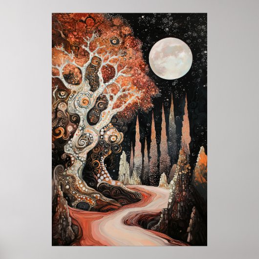 1820 Cosmic Surrealist Dreamscape Poster (Vorne)