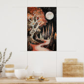 1820 Cosmic Surrealist Dreamscape Poster (Küche)