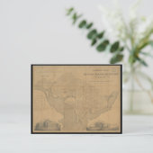 1820 Vintage Washington DC Karte (Stehend Vorderseite)