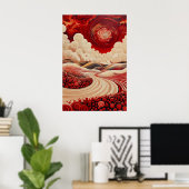 1823 Cosmic Surrealist Dreamscape Poster (Heimbüro)