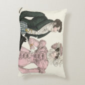 1823 Die antike Hochzeitsmännin-Mode Dekokissen (Rückseite(Vertikal))