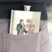 1823 Die antike Hochzeitsmännin-Mode Flachmann (Beispiel)