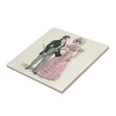 1823 Die antike Hochzeitsmännin-Mode Fliese (Seite)