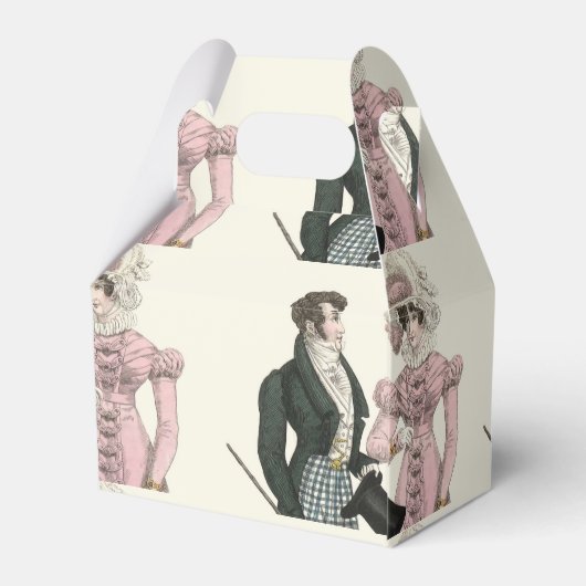 1823 Die antike Hochzeitsmännin-Mode Geschenkschachtel (Rückseite)