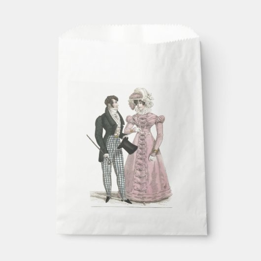 1823 Die antike Hochzeitsmännin-Mode Geschenktütchen (Vorderseite)