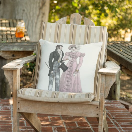 1823 Die antike Hochzeitsmännin-Mode Kissen (Stuhl )