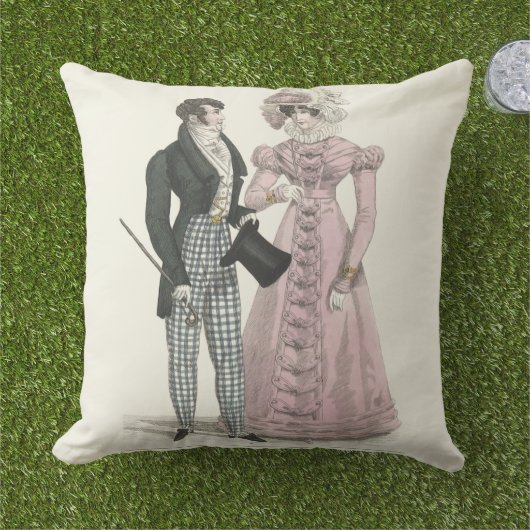 1823 Die antike Hochzeitsmännin-Mode Kissen (Gras)