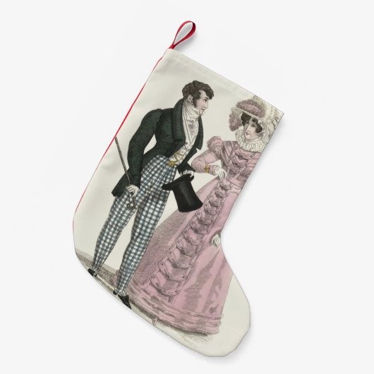 1823 Die antike Hochzeitsmännin-Mode Kleiner Weihnachtsstrumpf (Vorderansicht (hängend))