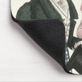 1823 Die antike Hochzeitsmännin-Mode Mousepad (Ecke)