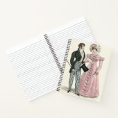 1823 Die antike Hochzeitsmännin-Mode Notizblock (Innenseite)