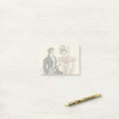 1823 Die antike Hochzeitsmännin-Mode Post-it Klebezettel (Auf Schreibtisch)
