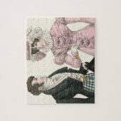 1823 Die antike Hochzeitsmännin-Mode Puzzle (Vertikal)