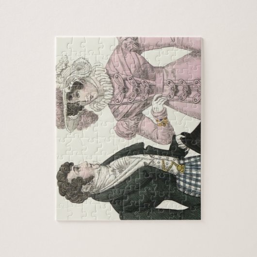 1823 Die antike Hochzeitsmännin-Mode Puzzle (Vertikal)