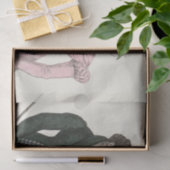 1823 Die antike Hochzeitsmännin-Mode Seidenpapier (Geschenk)