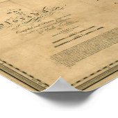 1823 Karte von Florida Poster (Ecke)