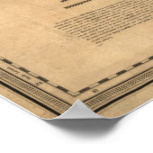 1823 Karte von Florida Poster (Ecke)