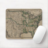 1823 US-Karte Mousepad (Mit Mouse)
