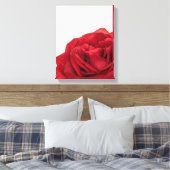 1824-Rote Rose Leinwanddruck (Insitu (Schlafzimmer))