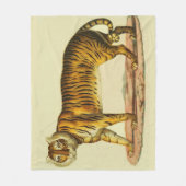 1824 Tigerdruck Fleecedecke (Vorderseite)