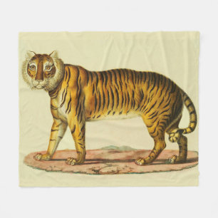1824 Tigerdruck Fleecedecke